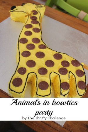 Animals in Bowties Party #partyideas #1styearparty #babypartyideas