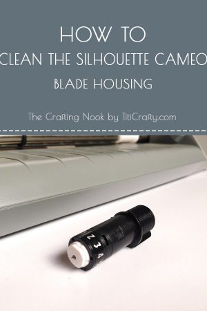 How to Clean the Silhouette Cameo Blade Housing #silhouettecameoblades #silhouettebladecleaning #howto