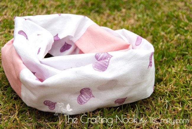 image of Kids Infinity Scarf on the grass