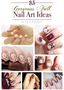 35 Gorgeous Fall Nail Art Ideas to try!! #fallnailart #nailart # naildesigns