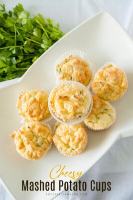 Cheesy Mashed Potato Cups - The Crafting Nook