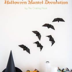 Wicked Witch Halloween Mantel Decoration #halloweenmantel #halloweendecorations Tutorial #halloweenhomedecor
