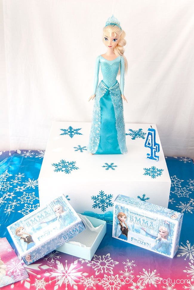 Frozen Themed Cake Box and Individual Cake Boxes | The Crafting Nook by ...