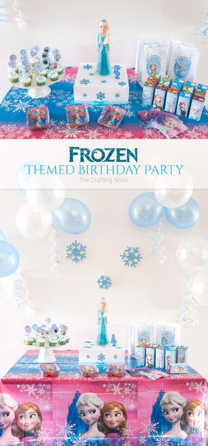 Frozen Themed Birthday Party - The Crafting Nook