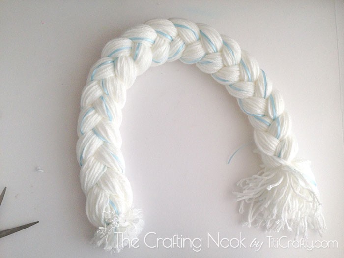 Frozen's DIY Elsa Braid Tutorial - The Crafting Nook