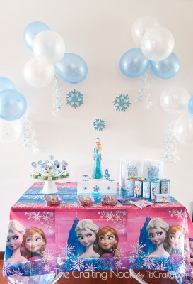 Frozen Themed Birthday Party - The Crafting Nook