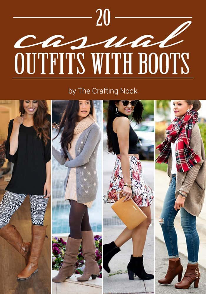 Awesome 20 Casual Outfits with Boots