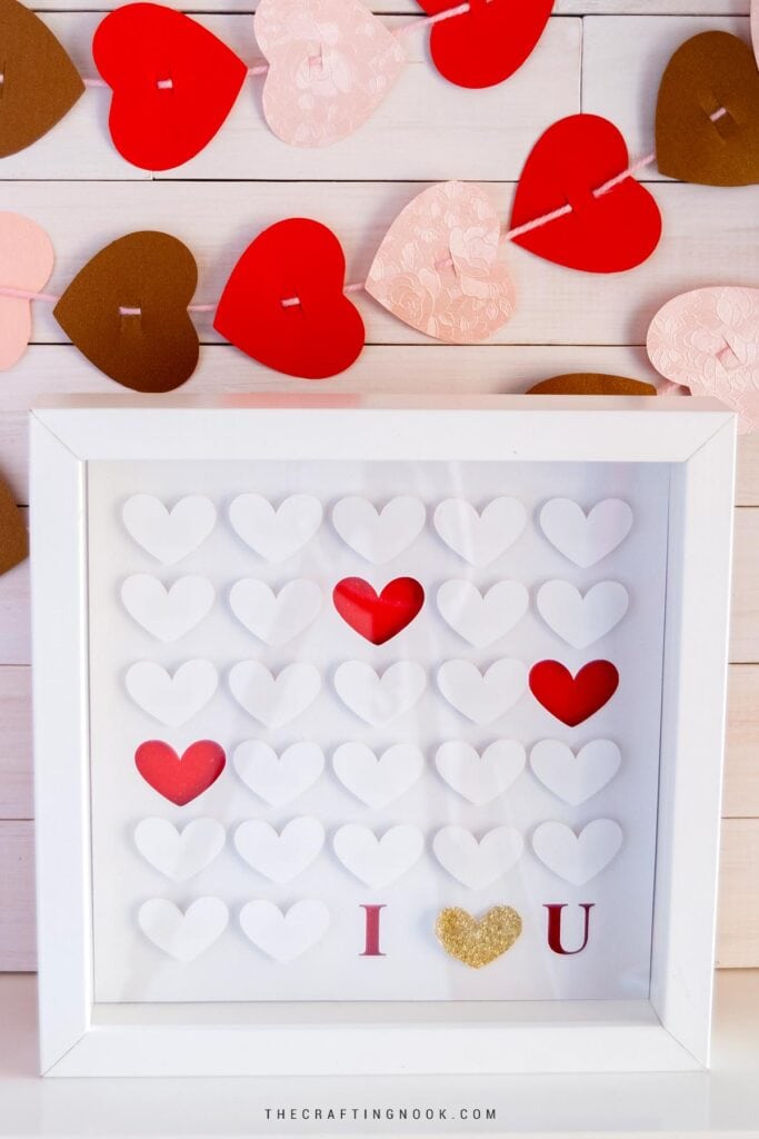 DIY Paper Heart Shadow Box for Valentine’s Day cover image