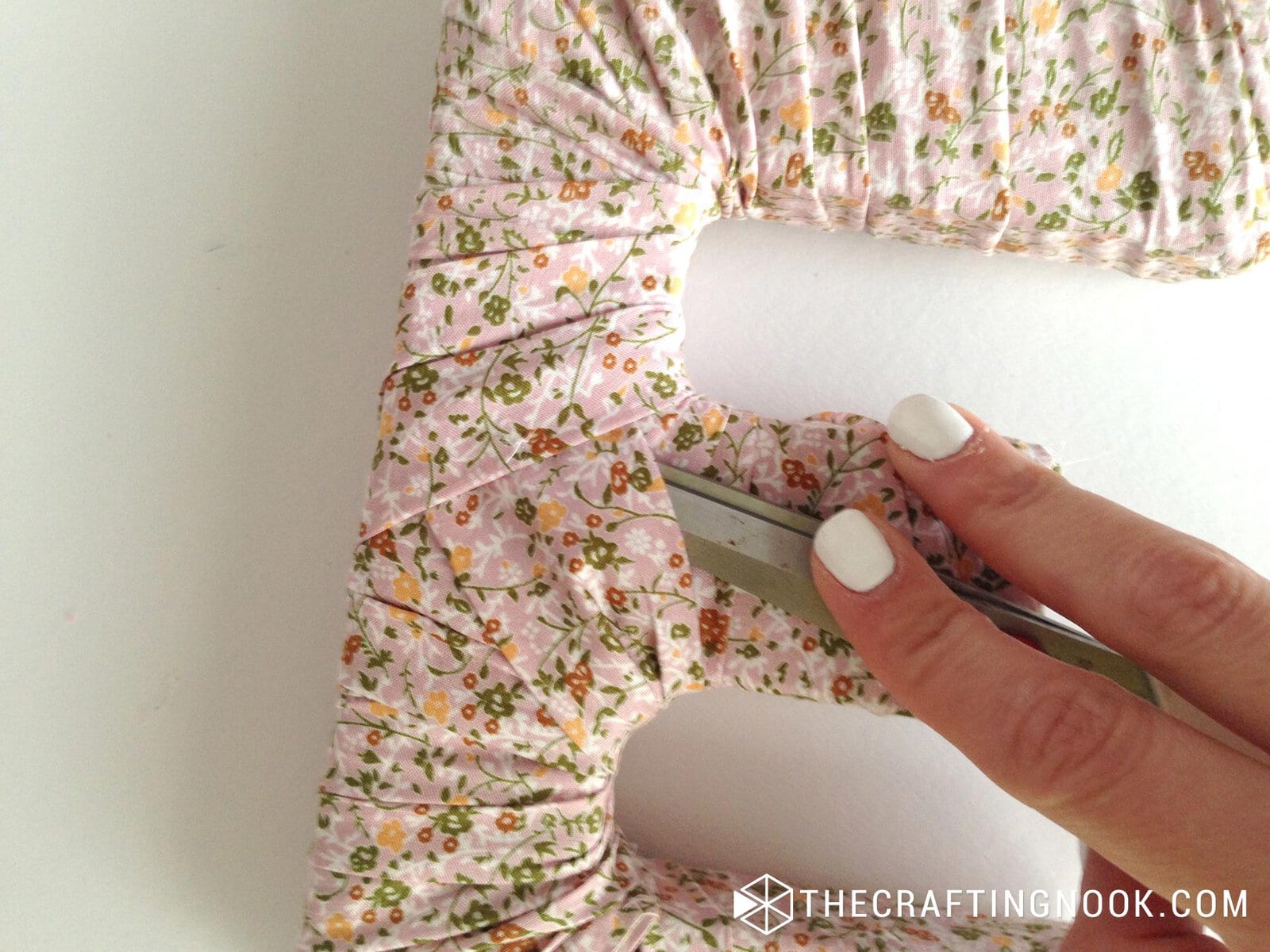 DIY Fabric Wrapped Monogram The Crafting Nook