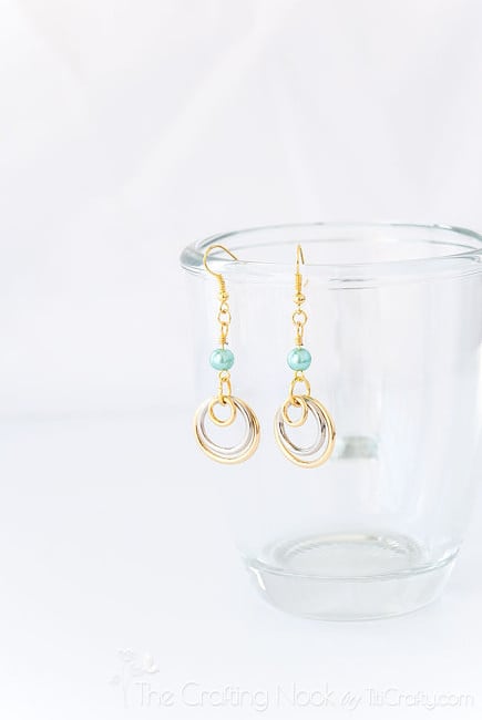 Silver-and-Gold-Multi-circle-Earrings-Easy