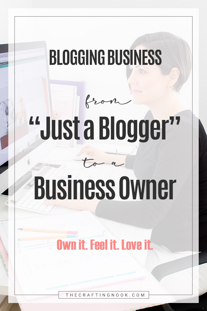 Blogging Business: From “Juts a Blogger” to a Business Owner.