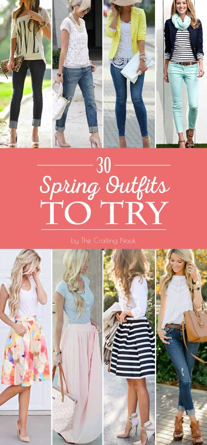 50+ Cute Spring Outfits to Try - The Crafting Nook