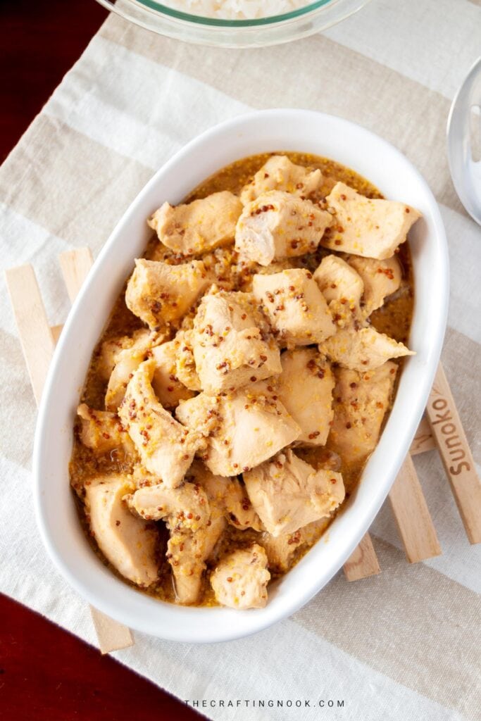 Overhead shot of Honey Mustard Chicken Marinade cover image