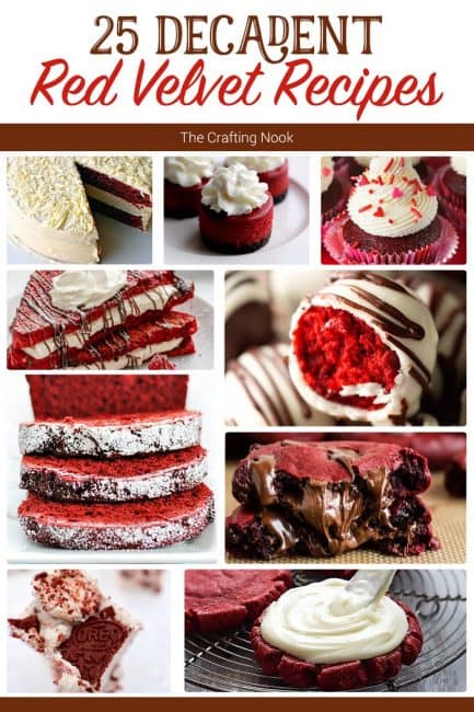 Collection of 25 Decadent Red Velvet Recipes