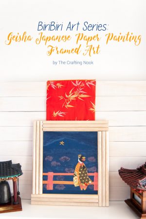 Fun Are you fan of Japanese art? If you are, you will love this tutorial to paint with paper... say what??? Yup! Pain with paper!!! Check out this cute BiriBiri Art Series: Geisha Japanese Paper Painting Framed Art