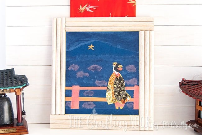 BiriBiri-Art-Series-Geisha-Japanese-Paper-Painting-Framed-Art-Collection