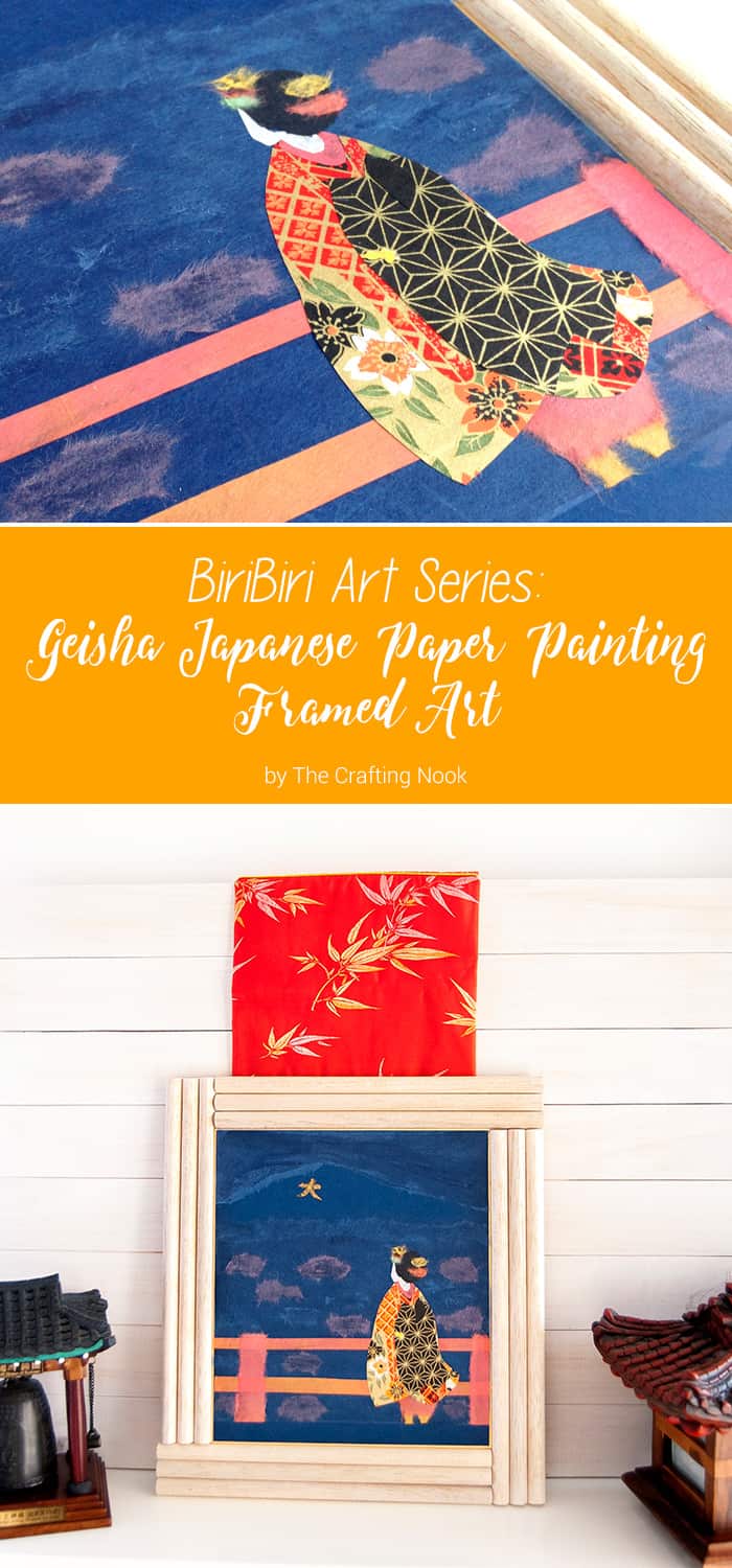 Are you fan of Japanese art? If you are, you will love this tutorial to paint with paper... say what??? Yup! Pain with paper!!! Check out this cute BiriBiri Art Series: Geisha Japanese Paper Painting Framed Art BiriBiri Art Series: Geisha Japanese Paper Painting Framed Art