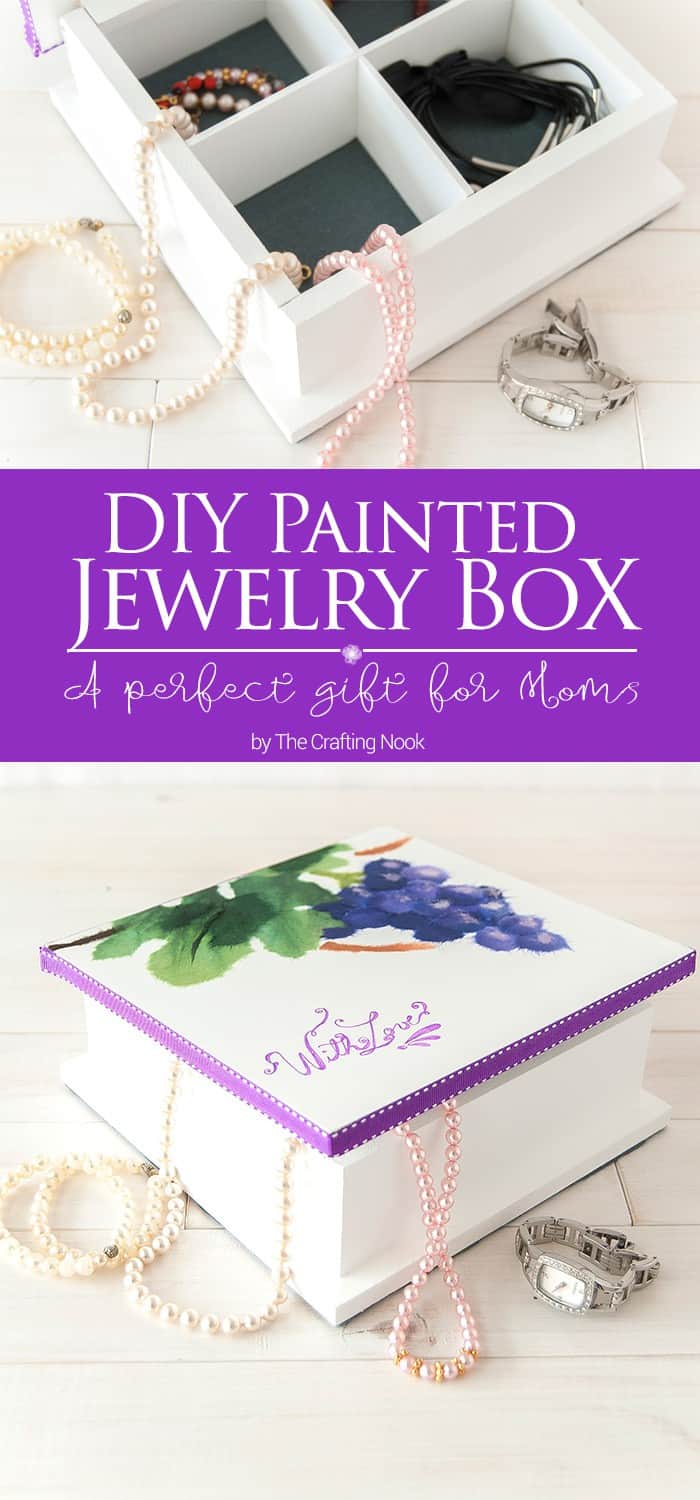 DIY Painted Jewelry Box - The Crafting Nook