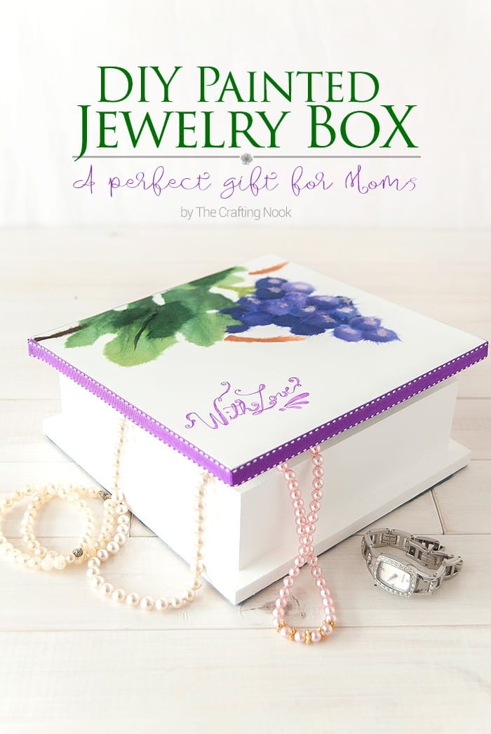 Cute and thoughtful DIY Painted Jewelry Box