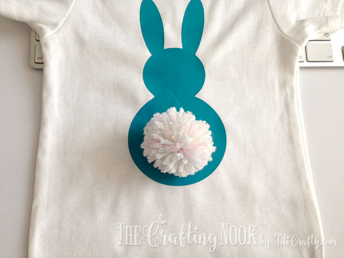 general view of Pompom Bunny Tail Onesie