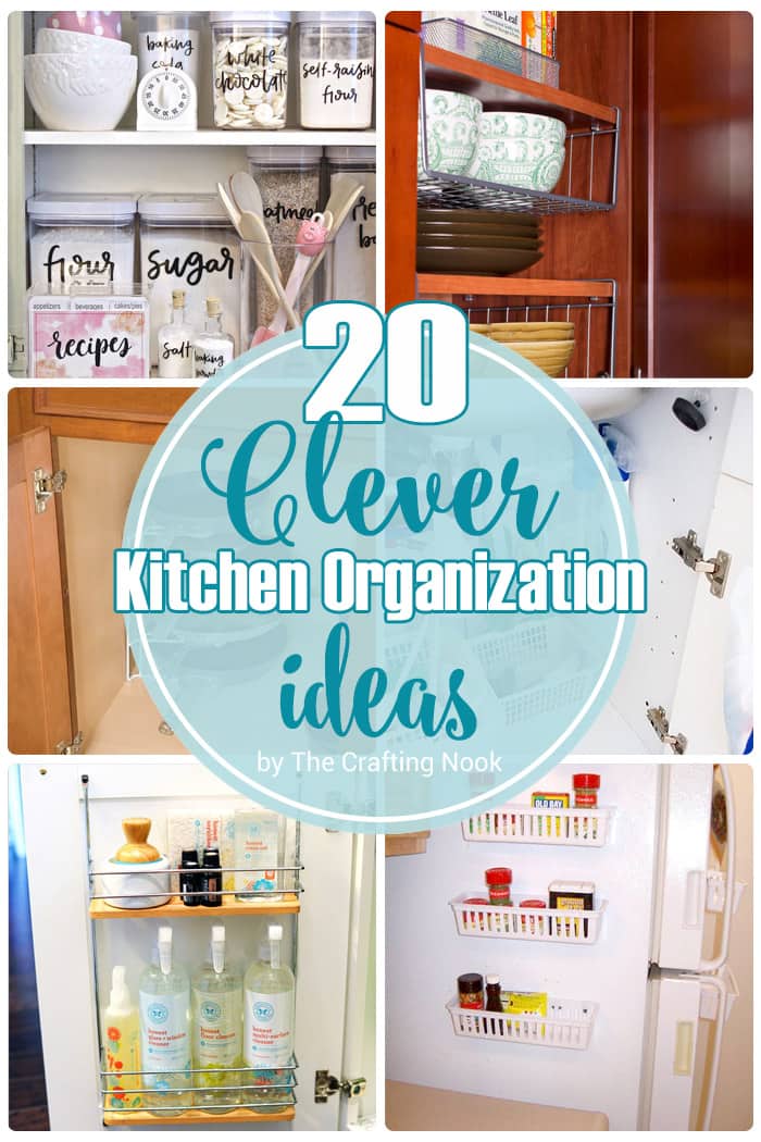 20 Clever Kitchen Organization Ideas to try right now!