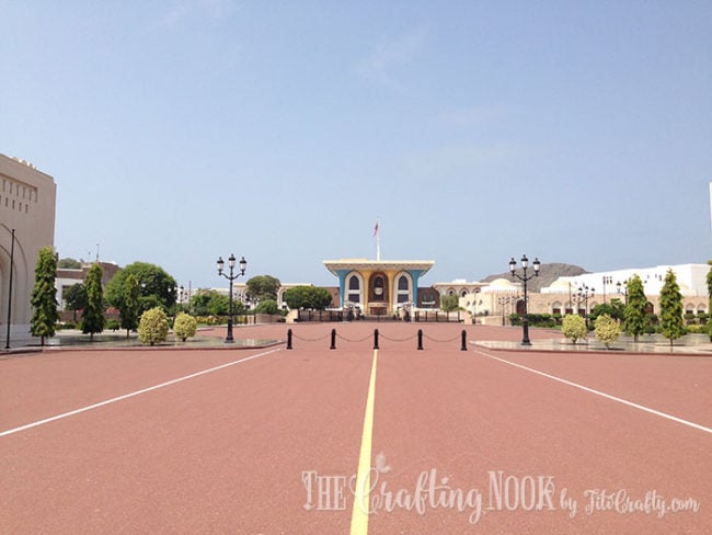 view of The Sultan's Palace in Oman