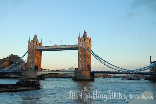 View of the Tower Bridge in London