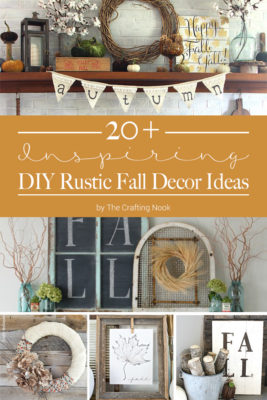 25+ Rustic Fall Decoration Ideas (Mostly DIY Projects) - The Crafting Nook