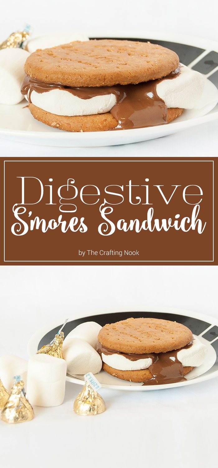 Digestive S’mores Sandwich The Crafting Nook