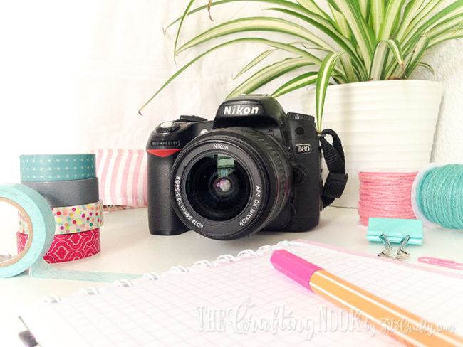 camera, duct tape and some desk items image