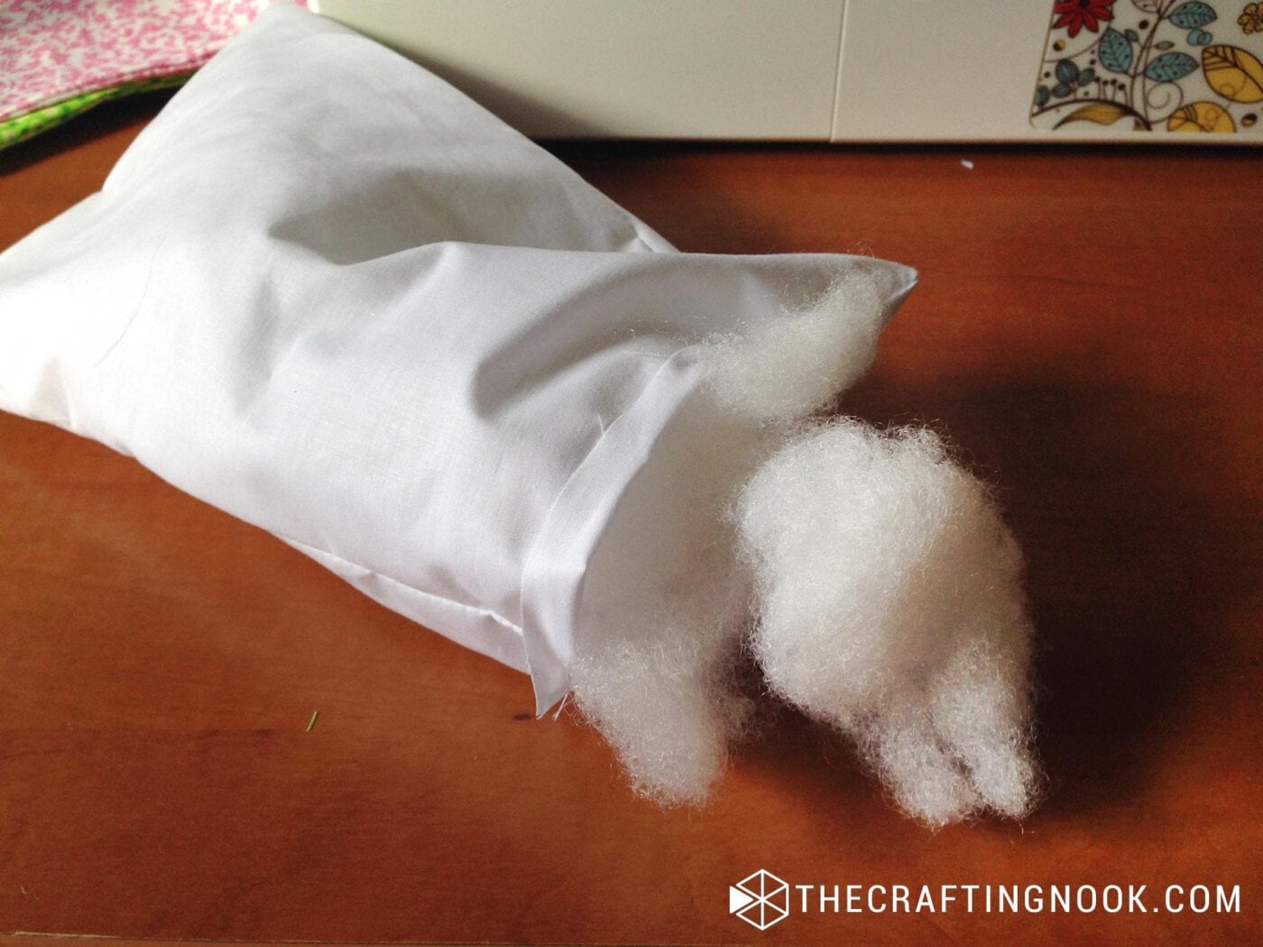 image of pillow stuffing