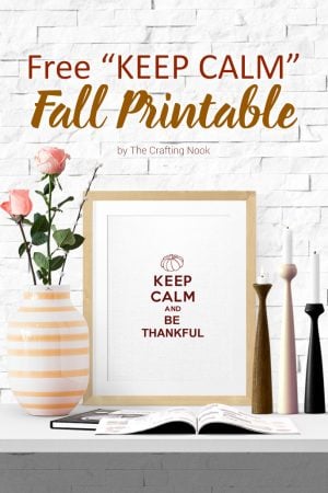 Free Keep Calm Fall Printable