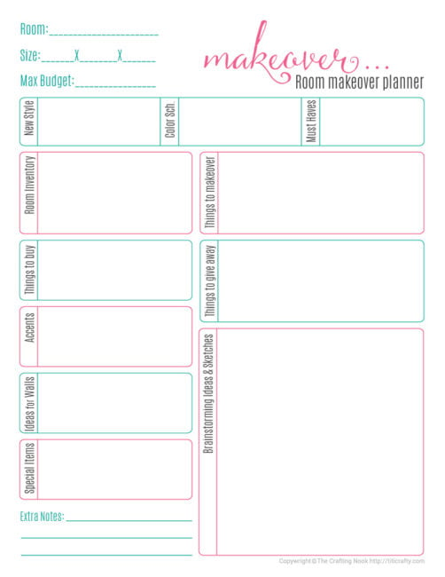 room make cover planner letter digital image