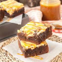 Delicious Salted Caramel Cheesecake Brownies Recipe