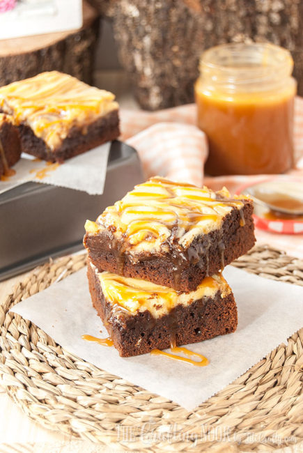Delicious Salted Caramel Cheesecake Brownies Recipe