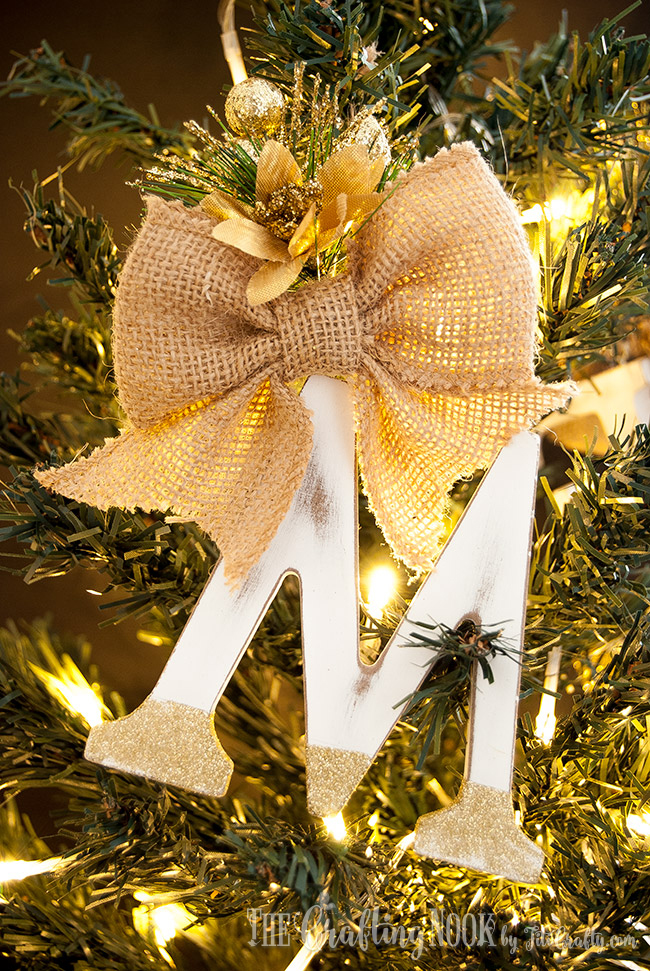 detail view of Family Rustic Monograms