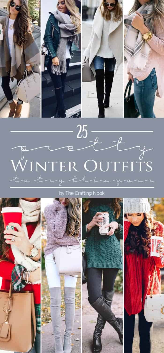 25 Pretty Winter Outfits to Try this Year | The Crafting Nook