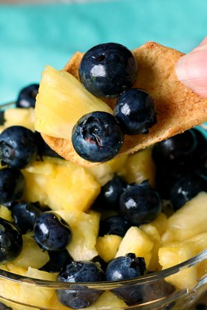 Blueberry Pineapple Fruit Salsa Recipe