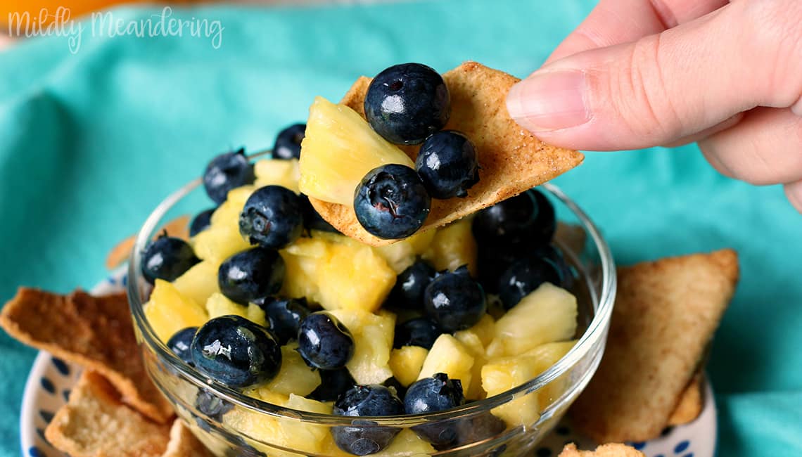 Blueberry Pineapple Fruit Salsa