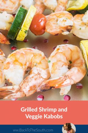 Grilled Shrimp and Veggies Kabobs Recipe