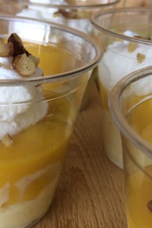 Mango Parfait with Pastry Cream