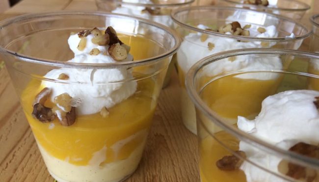 Mango Parfait with Pastry Cream