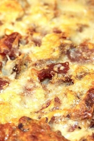 Savory Bacon and Gouda Bread Pudding
