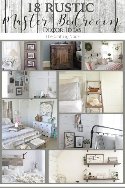 18 Rustic Master Bedroom Decor Ideas.