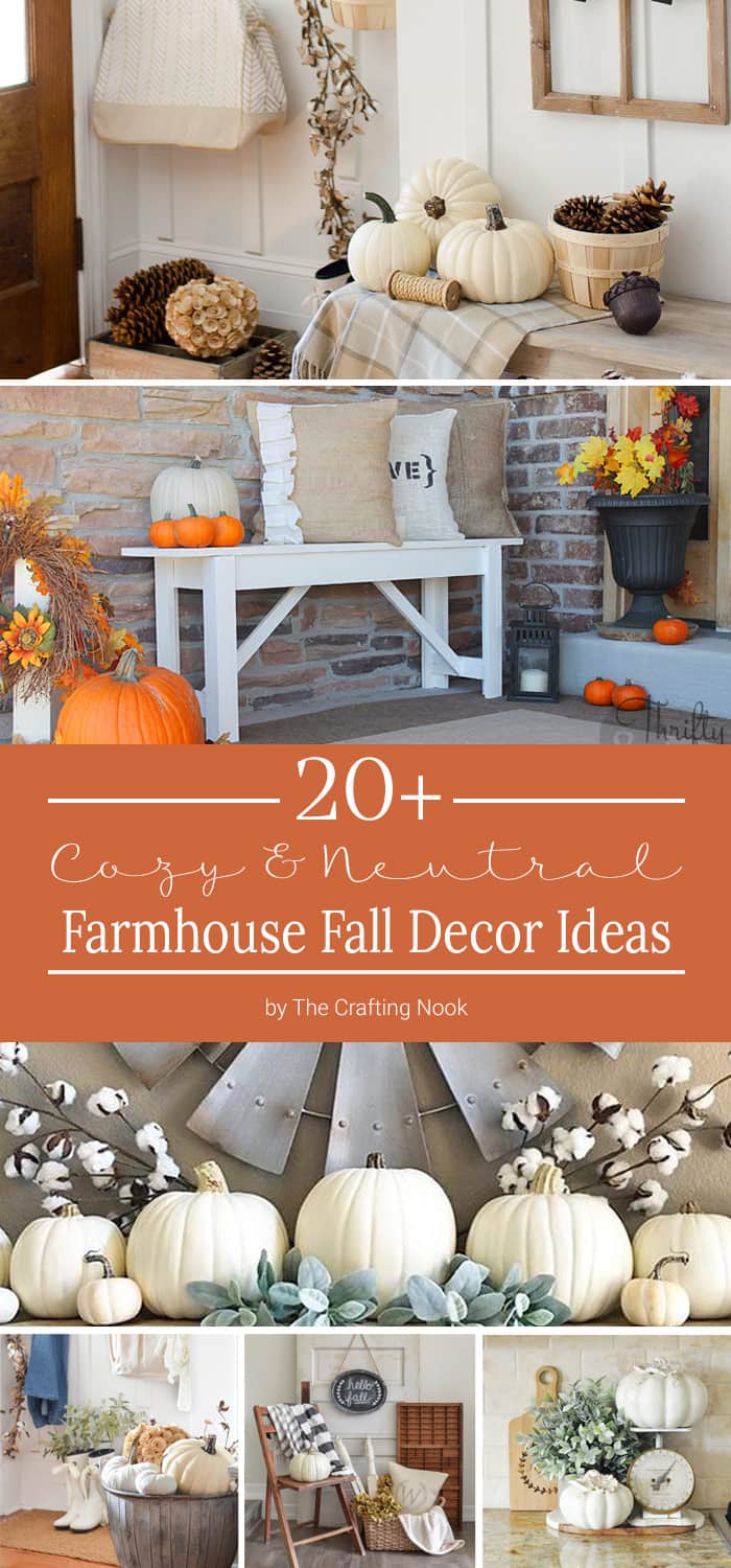 20 Cozy Farmhouse Fall Decor Ideas | The Crafting Nook