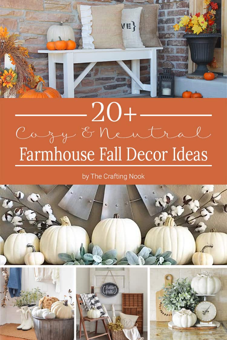 20 Cozy Farmhouse Fall Decor Ideas | The Crafting Nook