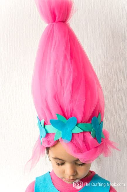 How to Make Poppy Troll Costume (with video) - The Crafting Nook