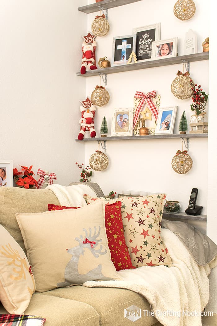 Easy Rustic Christmas Pillowcases with Freezer Paper (+ Free Cut Files