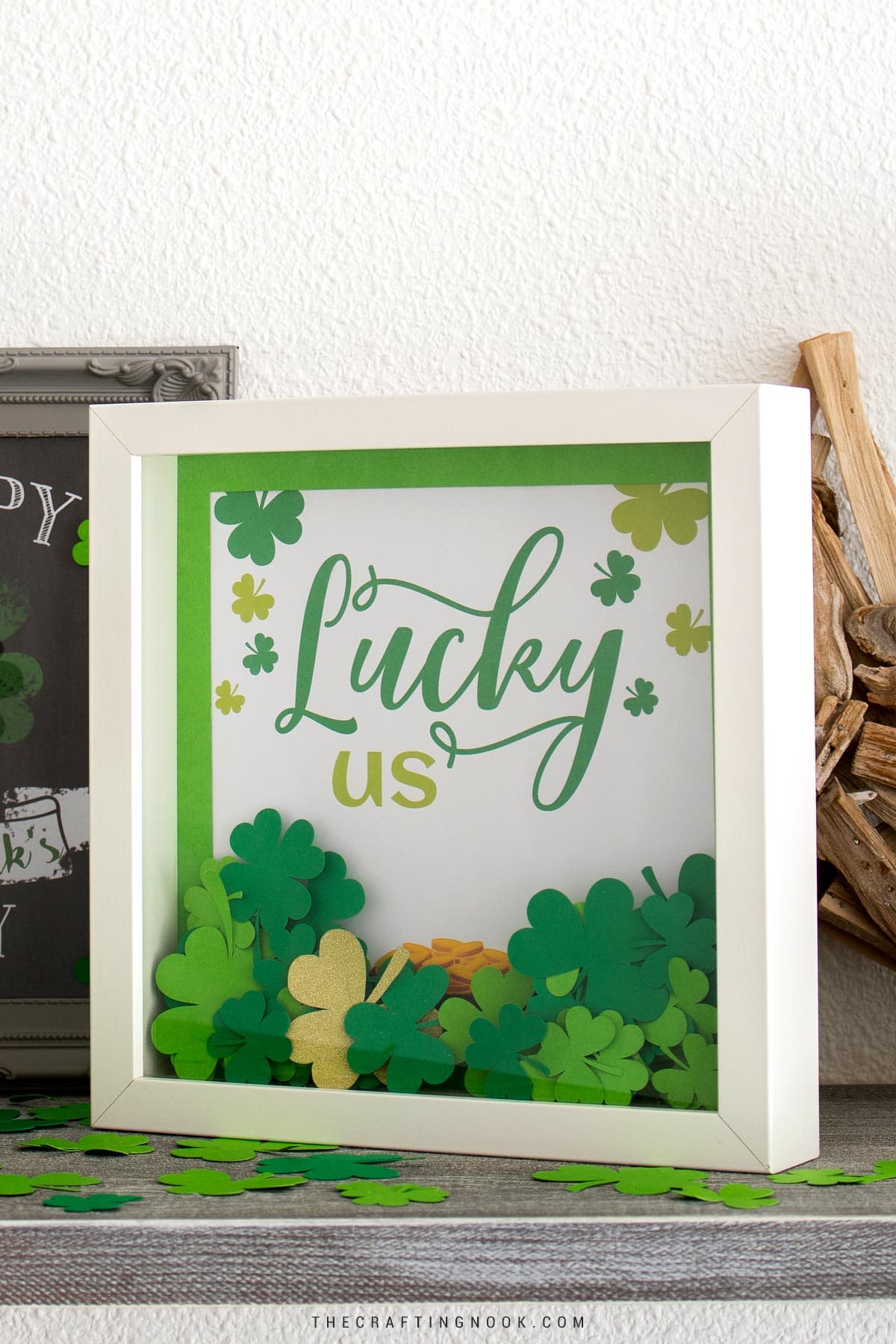 Hidden Pot of Gold St. Patrick's Day Shadow Box Post Cover Image