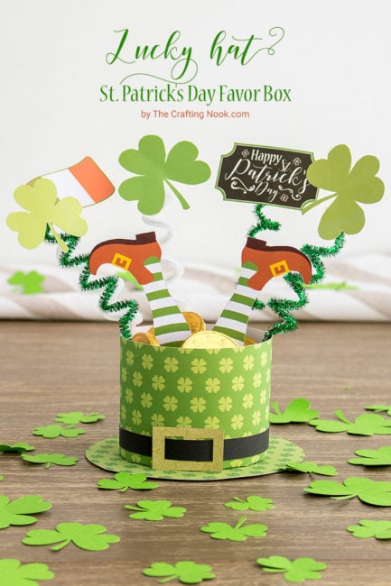 DIY Lucky Hat St. Patrick’s Day Favor Box 